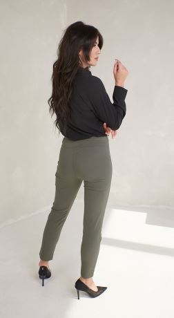BERENIKA 574-d.kalhoty 7/8-khaki (3)