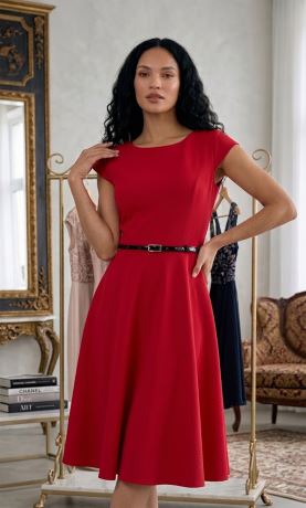 LILIANA-07-734-d.šaty-červená