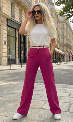 DORA 848-d.kalhoty-fuchsiová